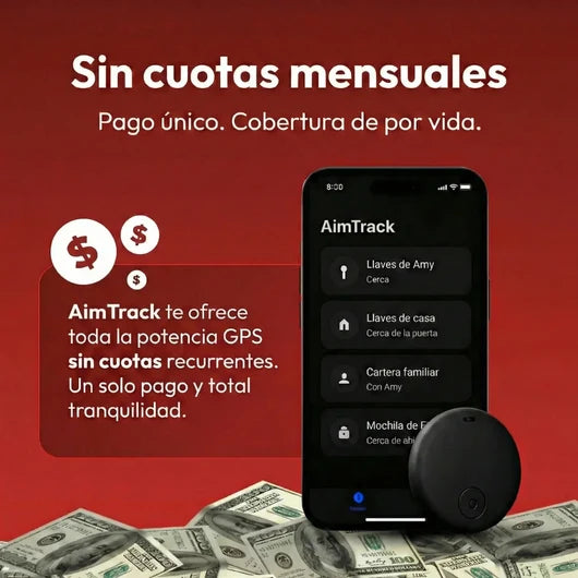 TrackSafe™ Localizador Inteligente para Coche y Objetos