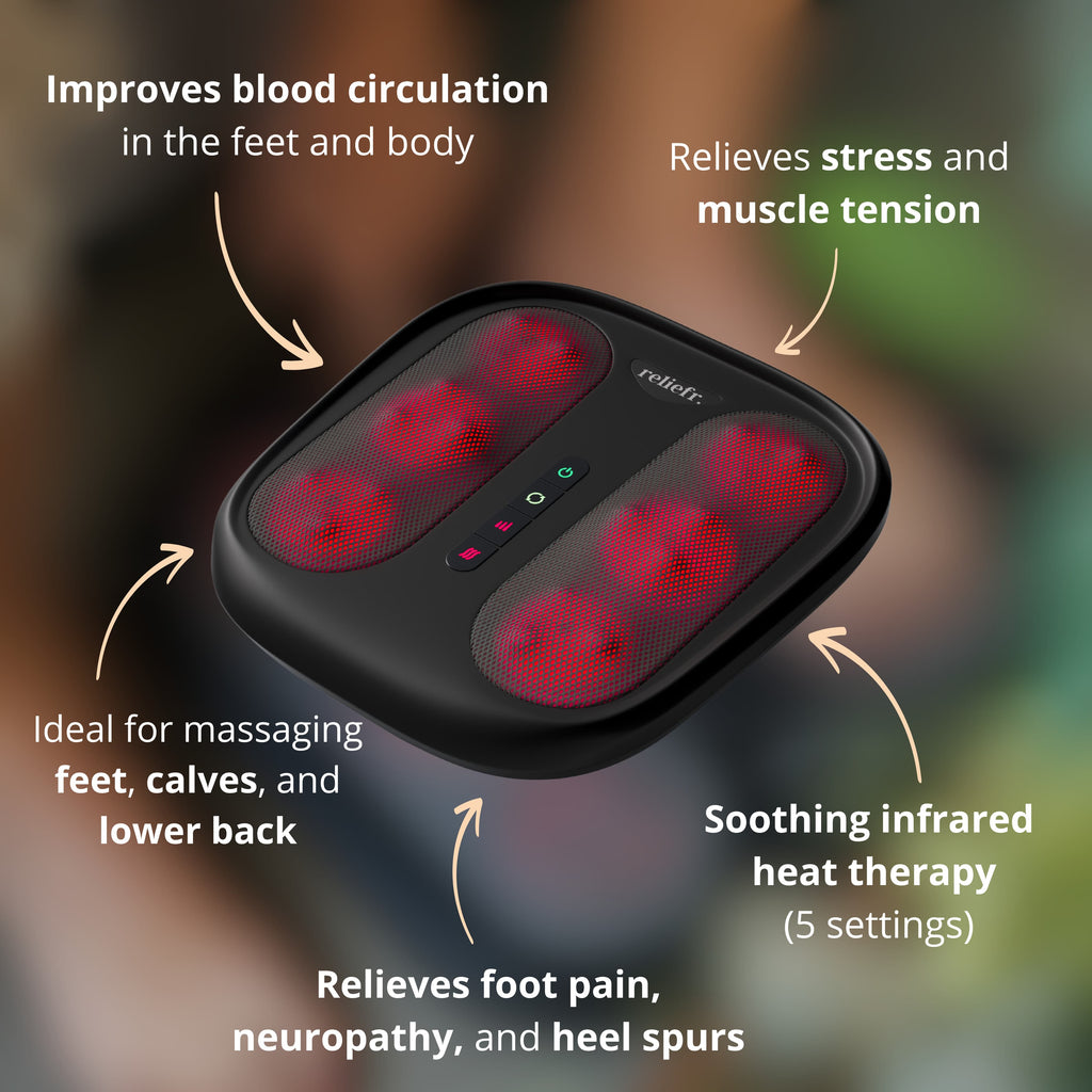 FootRelief™ Masajeador Shiatsu con Calor Infrarrojo