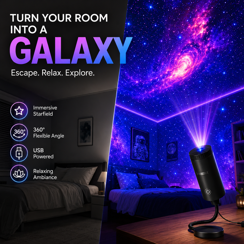 StarScape™ Proyector Galaxia HD 360°