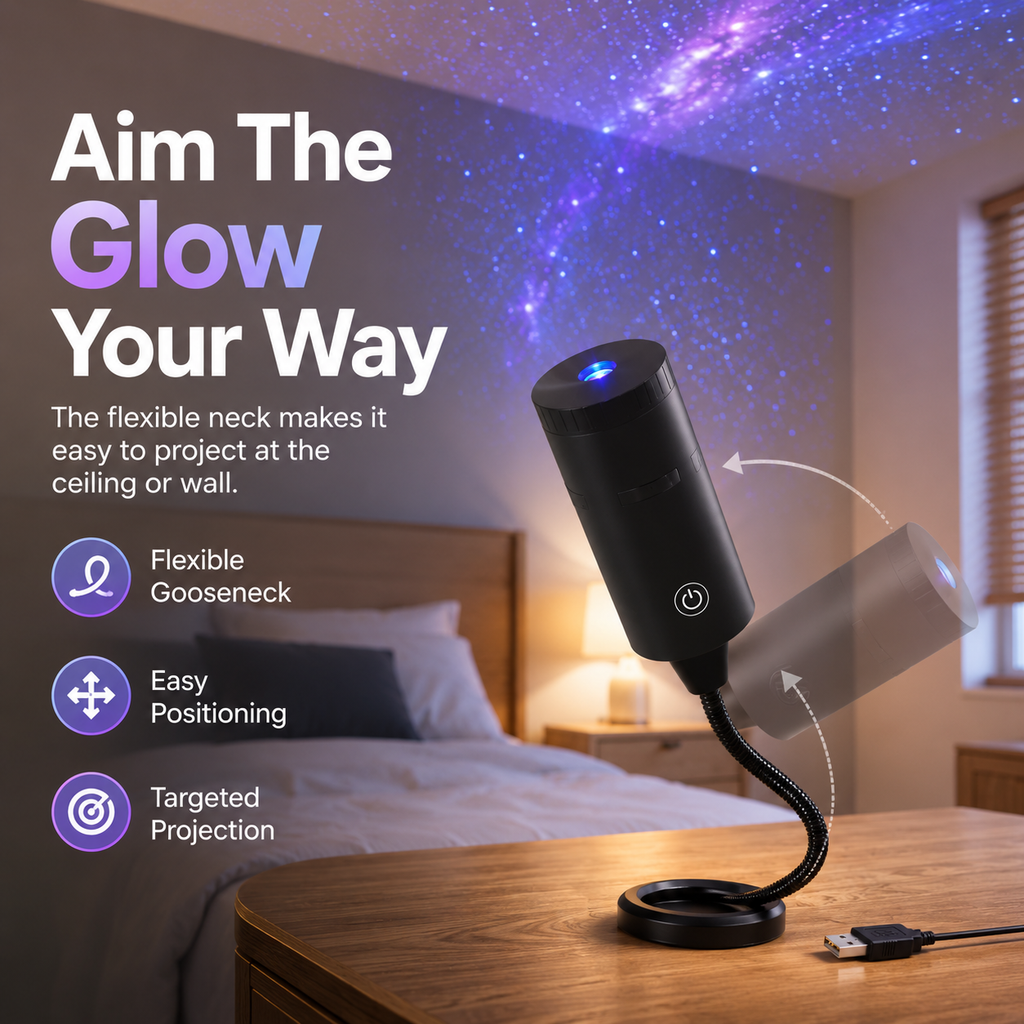 StarScape™ Proyector Galaxia HD 360°