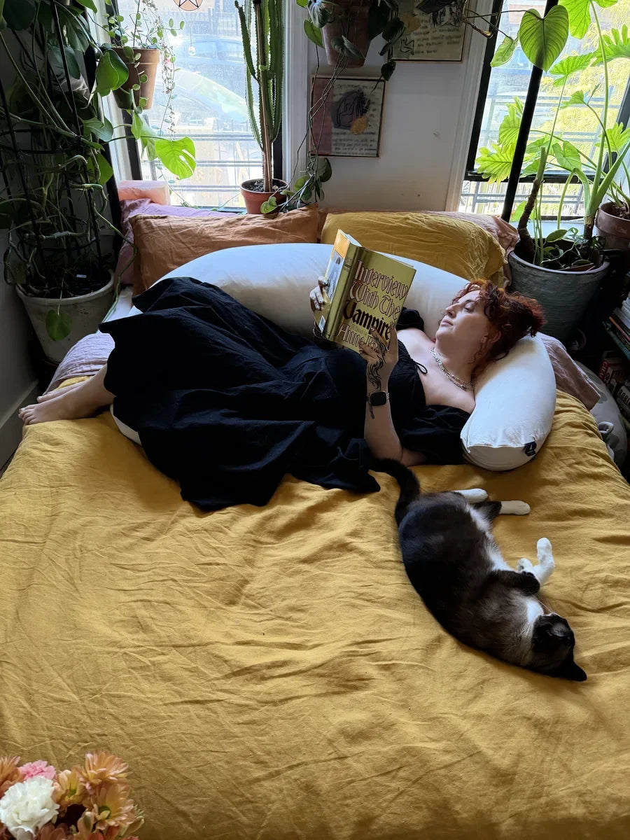 Ideas para descansar con una almohada de luna creciente