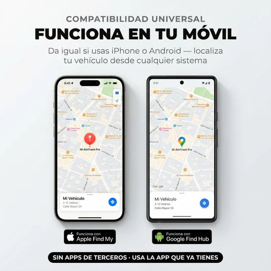 TrackSafe™ Localizador Inteligente para Coche y Objetos