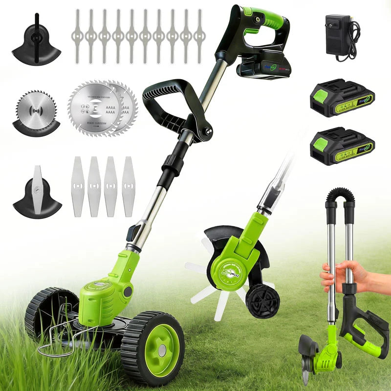 GardenPro™ Cortacésped y Desbrozadora Inalámbrica 3 en 1